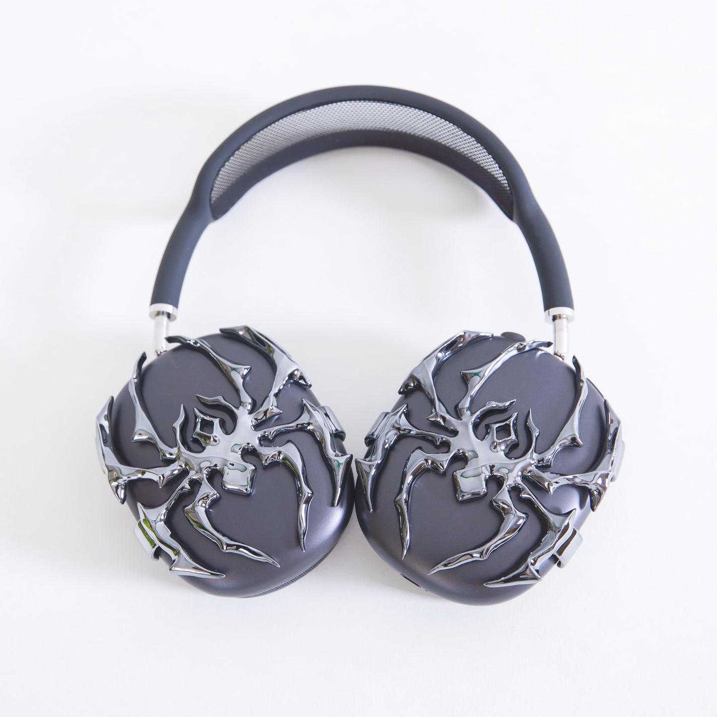 AirPods Max,Gothic, girlfriend, Gift for him, Gift for her, cyberpunk, Christmas, boyfriend, Apple headphones case, anniversary, Airpods Max case, Airpod Max cover, Airpod Max accessaries, Airpod Max, chrome spider, futuristic, headphone accessories, headphone attachments
