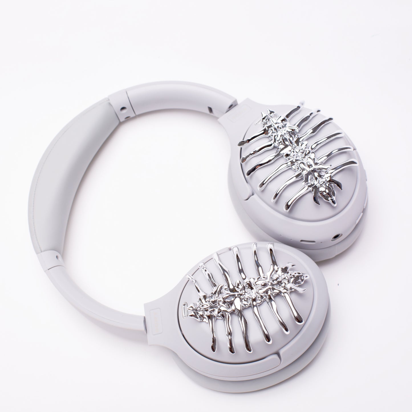 Sony XM4 attachments, Sony XM4 aesthetic, Sony XM4 accessories, sci-fi, Gothic, girlfriend, Gift for him, Gift for her, futuristic, cyberpunk, boyfriend, sonyheadphones, sonywh1000xm5, Sonywh1000xm4, headphone accessories, headphone attachments, chrome spines, spines