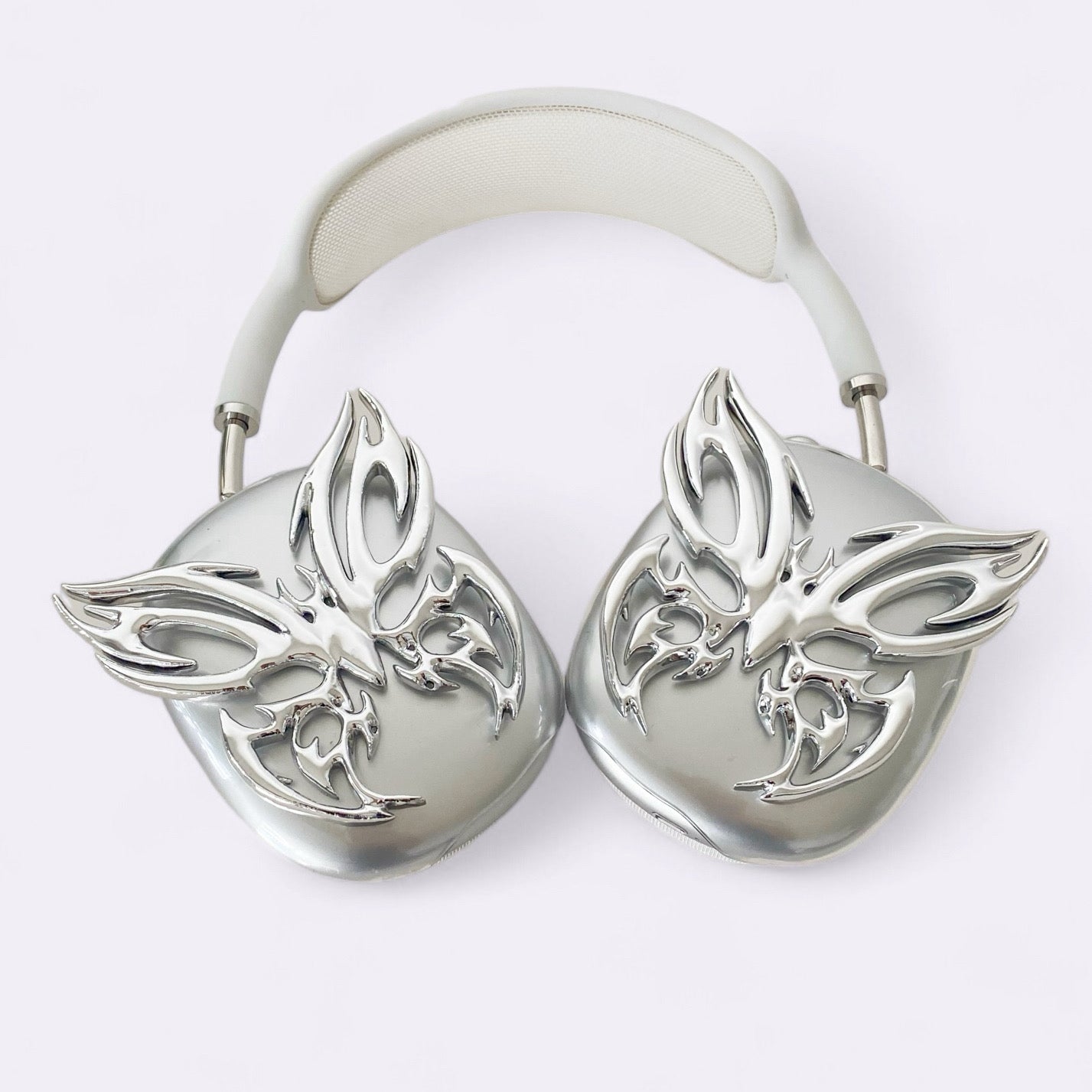 Silver Butterfly AirPods Max