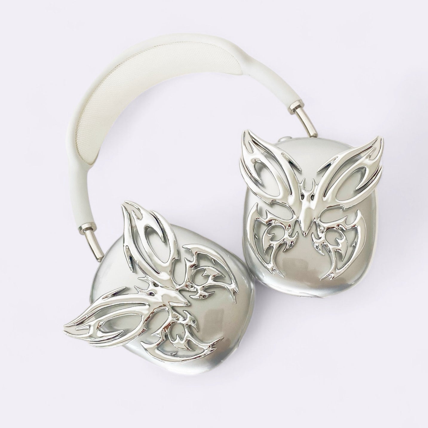 Silver Butterfly AirPods Max